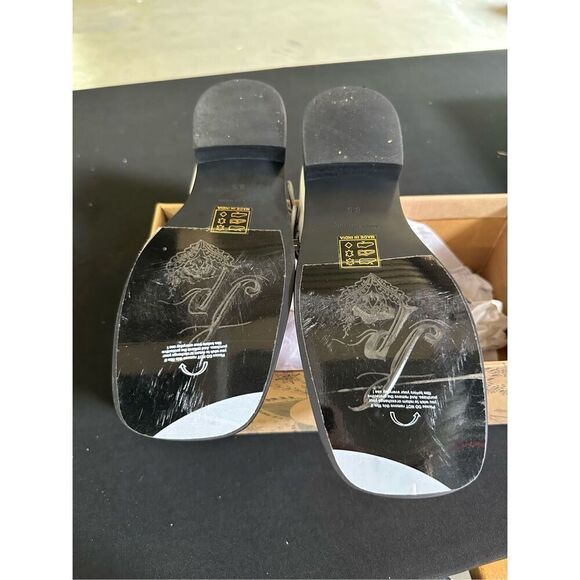 Free People Rumor White Leather Mary Janes 8.5 - Picture 5 of 6